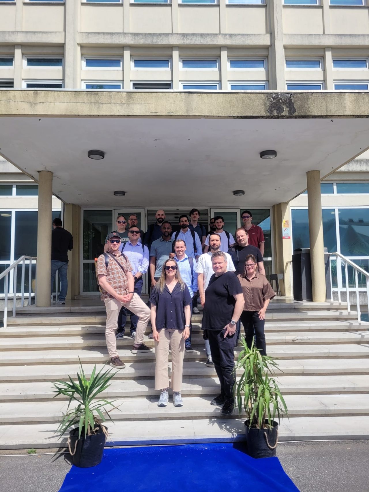 ELFMO participants outside the Porto venue